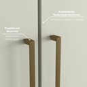 Ver imagem 5 de Guarda Roupa Canto Closet Modulado 2 Portas 3 Gavetas  