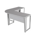 Ver imagem 5 de Mesa em L Escritório 180cm X 180cm Pés Metal F5 Office Cor:cinza