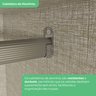 Guarda Roupa Canto Closet Modulado 2 Portas e 3 Gavetas com Espelho e Led   - 9