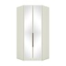 Guarda Roupa Canto Closet Modulado 2 Portas e 3 Gavetas com Espelho e Led   - 2