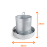 Comedouro Tubular para Frango de Chapa Galvanizada Olibox - 2