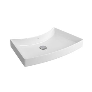 Cuba de Sobrepor com Mesa Posterior Branco - Deca Deca Loucas