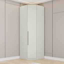 Guarda Roupa Canto Oblíquo Modulado 1 Porta Seletto  - 1