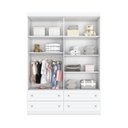 Ver imagem 3 de Guarda Roupa Infantil 4 Portas 4 Gavetas Gael