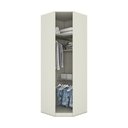 Ver imagem 4 de Guarda Roupa Canto Obliquo 1 Porta Seletto Marrom/Areia HP/Jequitiba