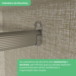 Guarda Roupa 2 Portas com Cabideiro Seletto - 11