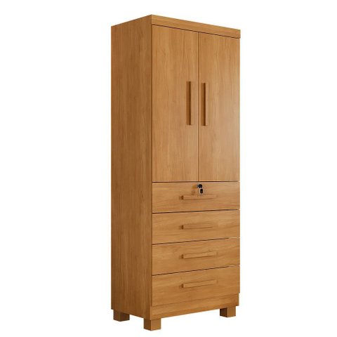 Guarda Roupa Camiseiro New Maia 2 Portas 4 Gavetas - Benetil