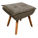 Ver imagem 2 de Kit 02 Poltronas Opala com 01 Puff Opala Suede Marrom Rato