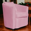 Ver imagem 1 de Poltrona Decorativa Alana Veludo Rosa Chiclete - Londrilar