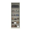 Ver imagem 2 de Guarda Roupa 2 Portas com Espelho Seletto Branco/Areia HP