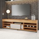 Ver imagem 1 de Rack para Sala de Estar para TV até 55 Polegadas 1 Porta com Pés Cedro 