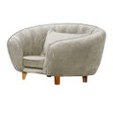 Ver imagem 1 de Poltrona Pet Baby Lady Cães e Gatos Confortável Apartamento Luxo Veludo Bege