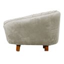 Ver imagem 2 de Poltrona Pet Baby Lady Cães e Gatos Confortável Apartamento Luxo Veludo Bege