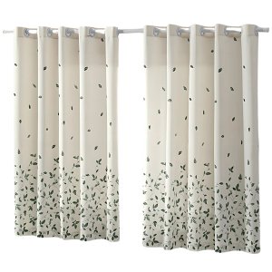 Cortina P/ Cozinha - Athenas - Olga - Botânica - 3,20m X 1,50m - P/ Varão - Dohler