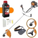 Ver imagem 1 de Roçadeira Á Gasolina Tekna Rl430p 43cc 1,7hp + Óleo Toyama