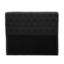 Ver imagem 1 de Cabeceira Lady 1,60 Suede Preto - Bandiera Decor