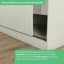 Ver imagem 6 de Guarda Roupa Solteiro 2 Portas Seletto Bege/Areia HP