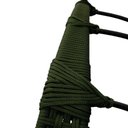 Ver imagem 4 de Cadeira Balanço Ninho Suspenso em Corda Náutica Luxo Verde/verde