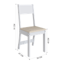 Ver imagem 6 de Conjunto De Sala De Jantar Fidelitá Siena Com 4 Cadeiras 