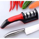 Ver imagem 4 de Afiador de Faca Profissional 3 em 1 para Facas e Cutelo Preto