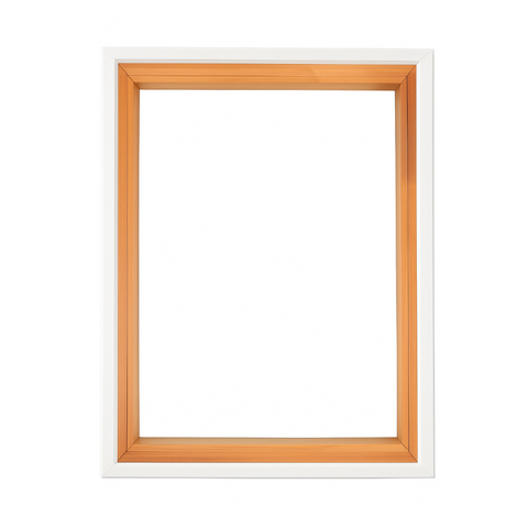 Moldura Filete Branca 40x60 Cm com Chassi para Canvas