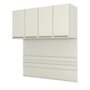 Ver imagem 4 de Ponte Casal Modulada 4 Portas Branco Seletto Areia HP