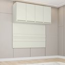 Ver imagem 1 de Ponte Casal Modulada 4 Portas Branco Seletto Areia HP