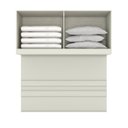 Ver imagem 3 de Ponte Casal Modulada 4 Portas Branco Seletto Areia HP
