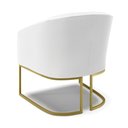 Ver imagem 4 de Cadeira Sala de Jantar Base Industrial Dourado Stella Sintético D03 - D’Rossi