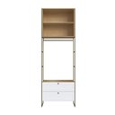 Ver imagem 5 de Closet 2 Portas 4 Gavetas Infinity Savana/Branco