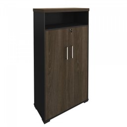 Kit Escritório 2 Peças 1 Mesa de Reunião Tamburato 200cm 1 Armário 2 Portas com Nicho - 8