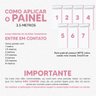 Papel de Parede Painel 3D Mármore Porcelanato Bege 3,5M Auto Colante Lavável Revestimento Brilhoso - 5