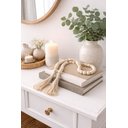 Ver imagem 3 de Colar Decorativo de Madeira Natural 132cm com Tassel – Estilo Boho - Cores Sortidas