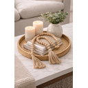 Ver imagem 4 de Colar Decorativo de Madeira Natural 132cm com Tassel – Estilo Boho - Cores Sortidas