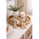 Ver imagem 6 de Colar Decorativo de Madeira Natural 132cm com Tassel – Estilo Boho - Cores Sortidas