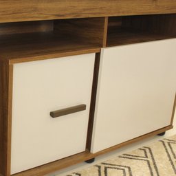 Rack para Sala de Estar para TV até 40 Polegadas 2 Portas com 6 Pés Lavanda  - 6