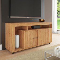 Rack para Sala de Estar para TV até 40 Polegadas 2 Portas com 6 Pés Lavanda  - 1
