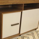 Ver imagem 6 de Rack para TV até 40 Polegadas 135,5cm Sala de Estar 2 Portas com 6 Lavanda Marrom