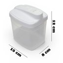 Ver imagem 5 de Kit 4 Potes Farinheiro Açucareiros Dispenser Multiuso 500ml