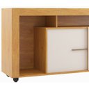Ver imagem 5 de Rack para TV até 40 Polegadas 135,5cm Sala de Estar 2 Portas com 6 Lavanda Marrom