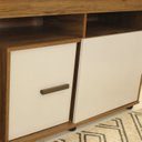 Ver imagem 7 de Rack para TV até 40 Polegadas 135,5cm Sala de Estar 2 Portas com 6 Lavanda Marrom