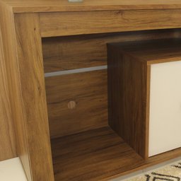 Rack para Sala de Estar para TV até 40 Polegadas 2 Portas com 6 Pés Lavanda  - 6