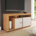 Ver imagem 1 de Rack para Sala de Estar para TV até 40 Polegadas 2 Portas com 6 Pés Lavanda 