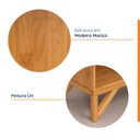 Ver imagem 4 de Estante Madeira Maciça 3 Prateleiras Nina Yescasa