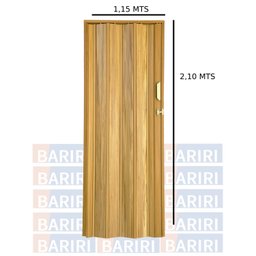 Porta Sanfonada de PVC 210x115cm Bariri - 5