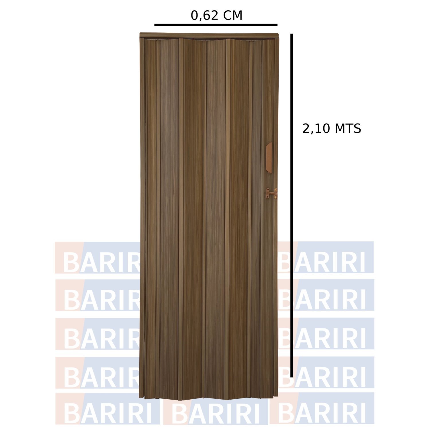 Porta Sanfonada de PVC 210x62cm Bariri - 5