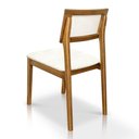 Ver imagem 4 de Kit 04 Cadeiras de Jantar e Living Millie com Tela Natural Estofada Bouclê - Desk Design