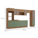 Ver imagem 3 de Cozinha Modulada Kappsberg Botanic Botanic 8 Peças (3aéreos+2balcões+2paneleiros+1complemento) S/