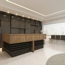 Ver imagem 1 de Balcão para Atendimento Recepção em L 295,4cm X 147,7cm