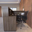 Ver imagem 7 de Balcão para Atendimento Recepção em L 295,4cm X 147,7cm